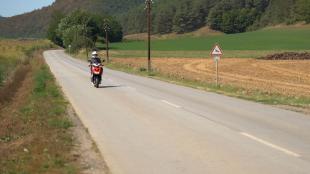 Motorkerékpárosokat ellenőriztek az Ózdi Rendőrkapitányság munkatársai.