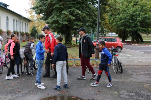 A Sajóvárkonyi Általános Iskolából megérkeztek a tanulók.