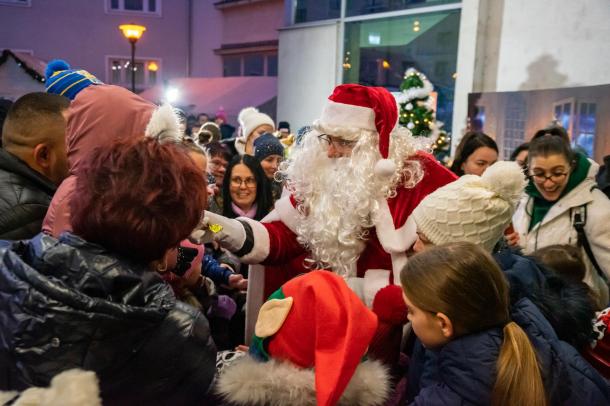 Adventi forgatag 2023-ban. Megérkezett a Mikulás.