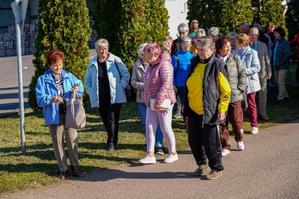 Megérkezett a csoport a Zöld Völgy Nonprofit Kft. sajókazai telephelyére.